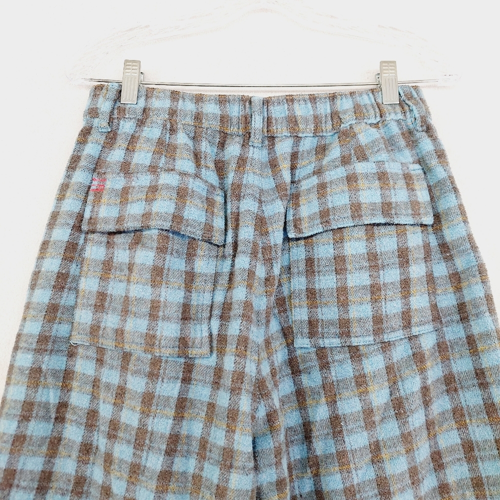 NEW BDG Urban Outfitters Half Plaid Half Jean Pants P6243 - Picture 5 of 9